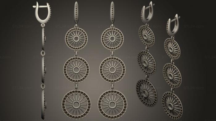 Jewelry (Earrings 2, JVLR_0391) 3D models for cnc